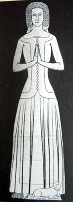 14세기 여성 로브