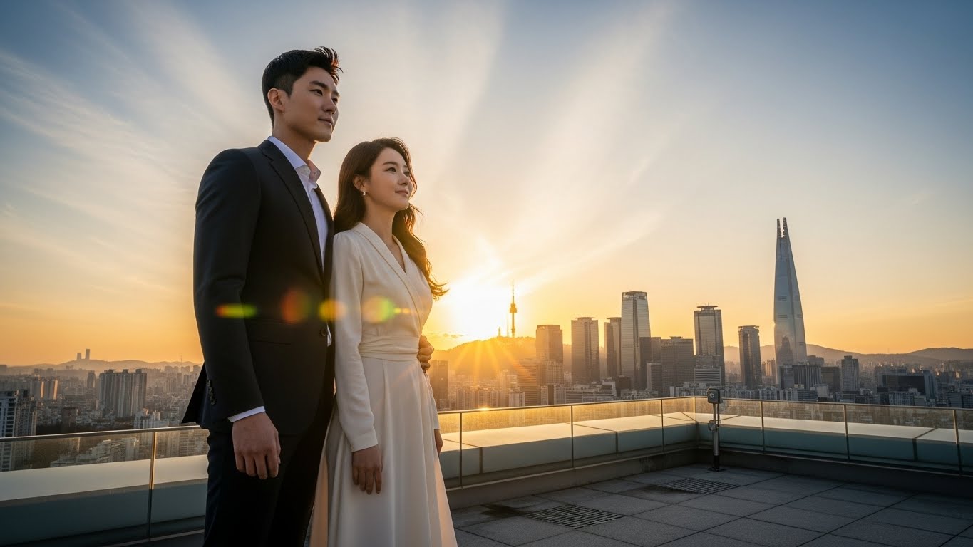 주거 안정을 토대로 미래의 비즈니스 성공과 성장을 다짐하는 한국인 기업가 부부