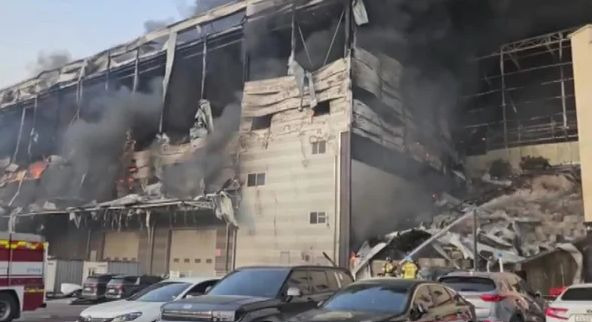 용인 처인구 백암면 박곡리 물류창고 화재