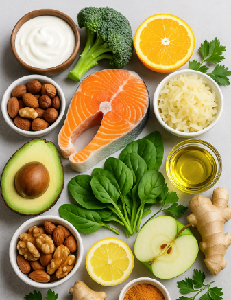 알레르기 체질 개선에 좋은 음식 사진