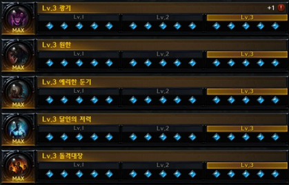 로스트아크 광기 버서커 각인