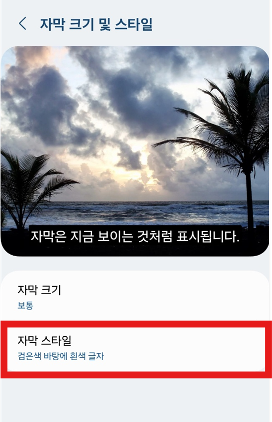 방법 8: 자막 색상과 스타일 변경하기