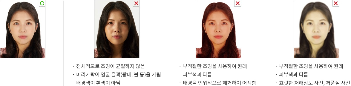 여권사진 규격 확인