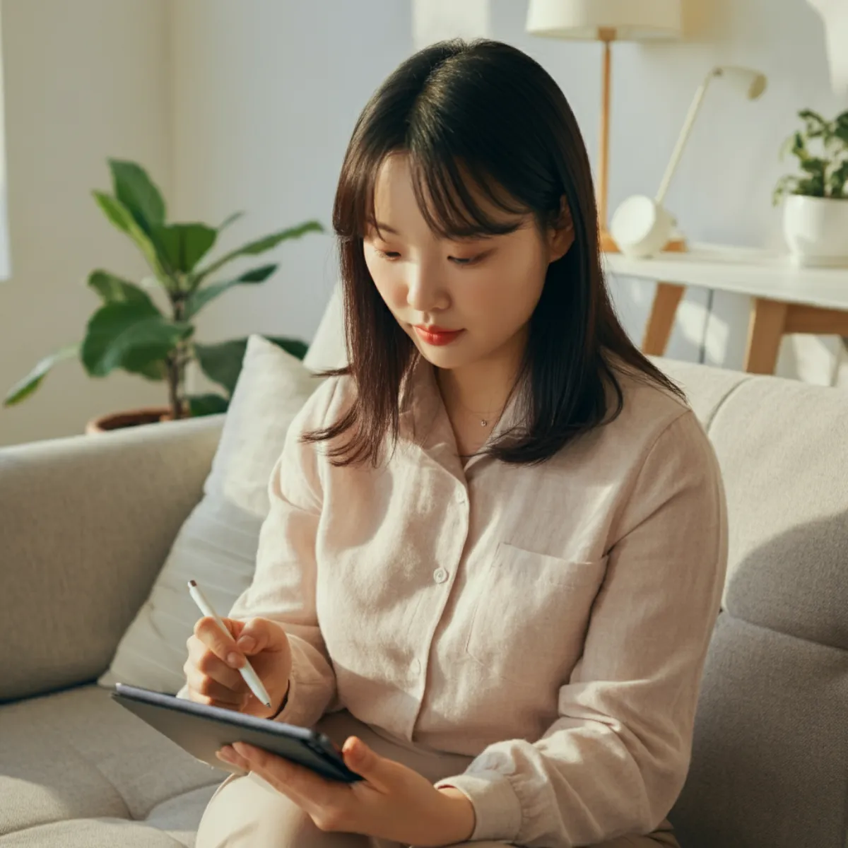 패드로-가계부쓰는-한국여자01