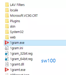 1그램 플레이어 포터블 버전 파일