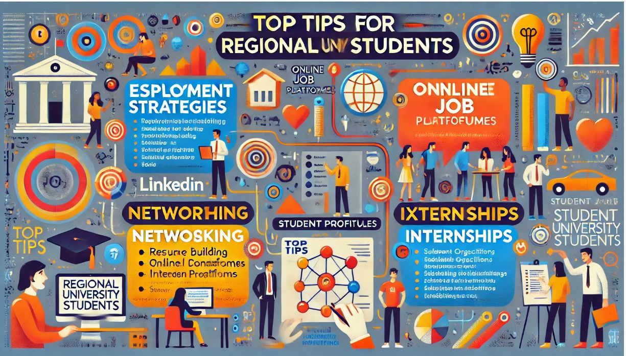 지방대생을 위한 꿀팁을 주제로 한 이미지입니다