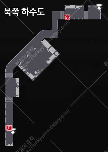 물품보관함 북쪽 하수도 지도 이미지