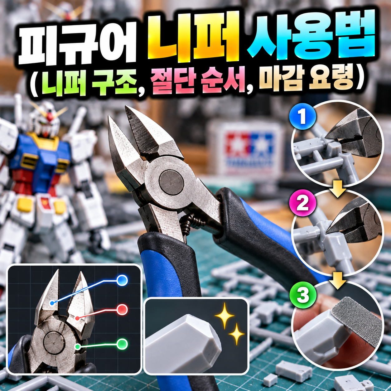 피규어 니퍼 사용법
