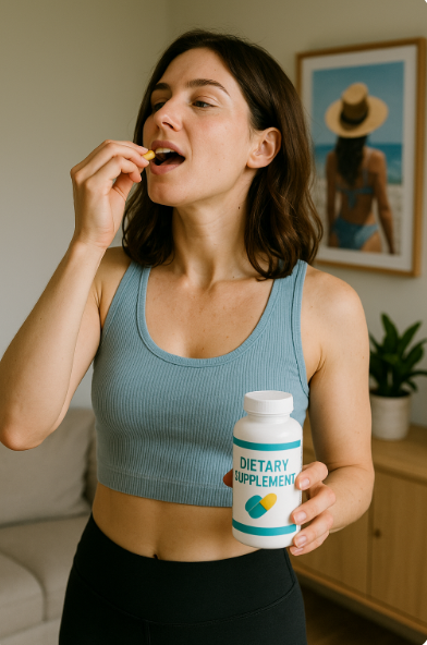 보조제로 다이어트 하는 사람