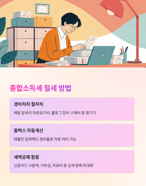 종합 소득세 절세 방법