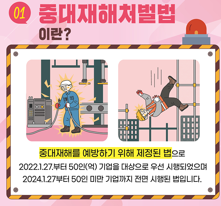 중대재해처벌법 적용대상, 주요내용, 시행시기 알고 대응하기