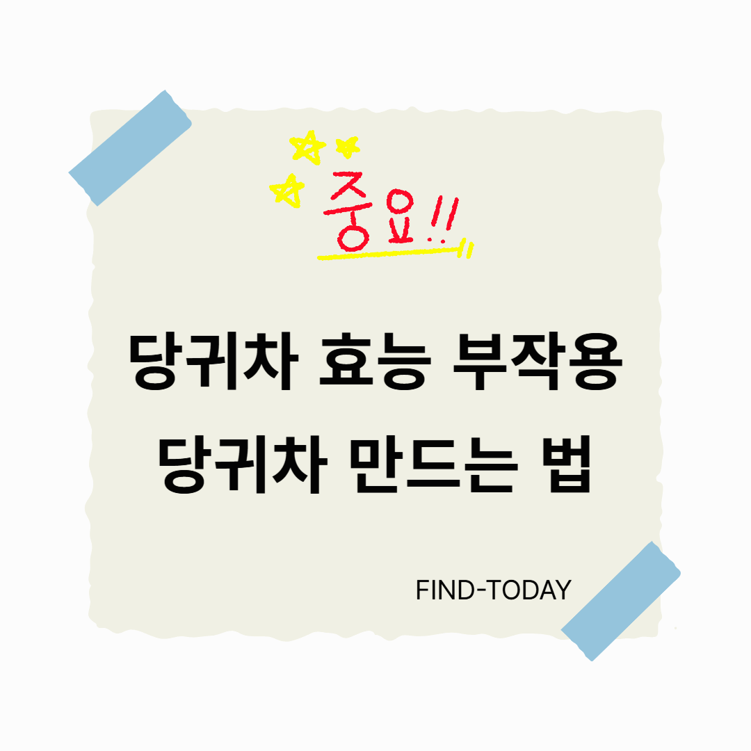 당귀차 효능 부작용과 당귀차 만드는 법