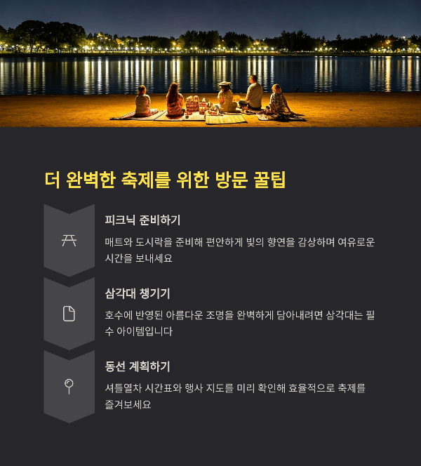 더 완벽한 축제를 위한 방문 꿀팁