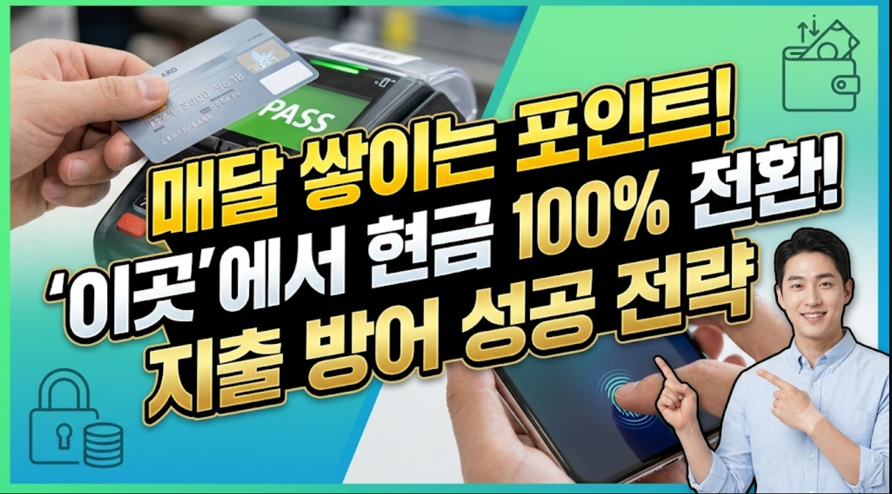 카드 포인트 현금화 (통합조회, 고정지출, 비상금)