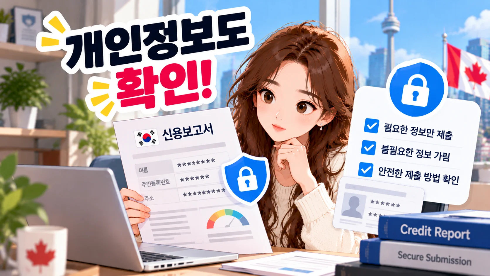 캐나다렌트-신용보고서-개인정보보호