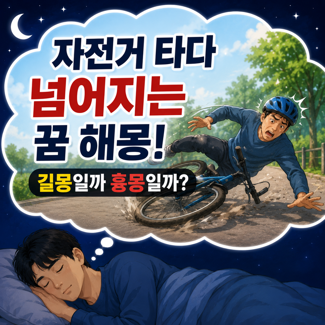 자전거 타다 넘어지는 꿈