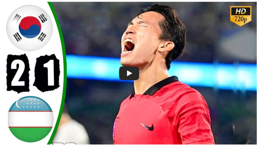 대한민국 우즈벡 하이라이트