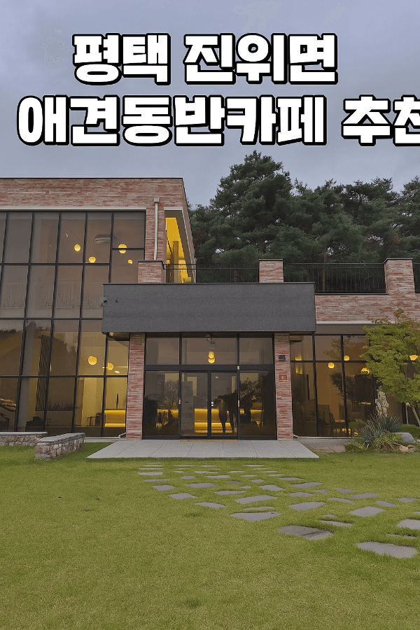 평택 진위면 애견카페 출처 /직접촬영