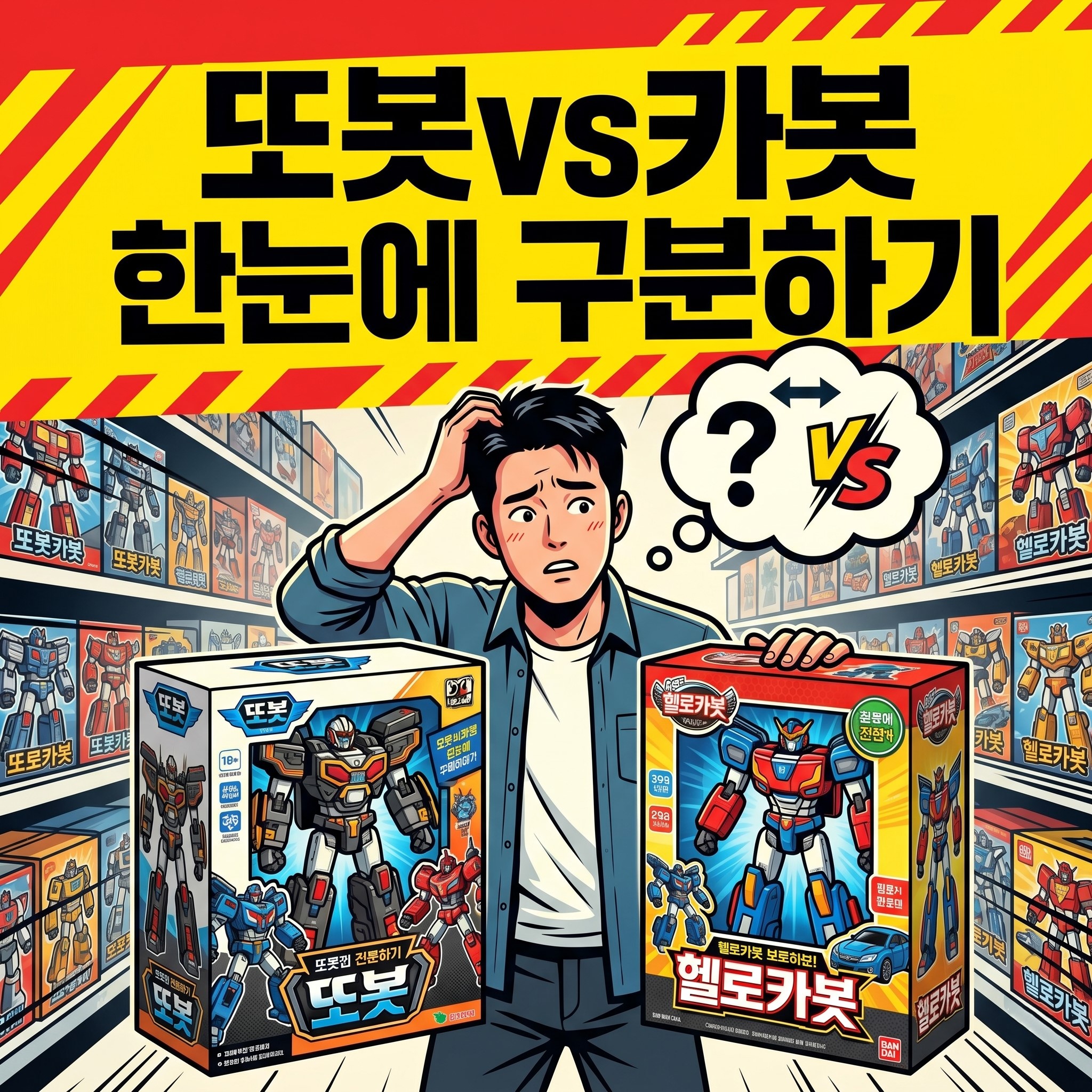 또봇 헬로카봇 비교 핵심 정보 요약 이미지