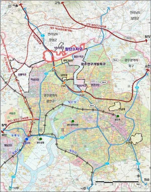 광주 첨단3지구 부동산 전망, 삼성전자 반도체 15만평 확정 및 마피 증발 총정리
