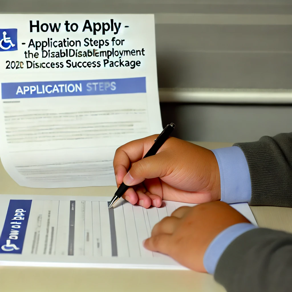 장애인 취업성공패키지 신청 방법 - 지원 자격과 절차 안내
