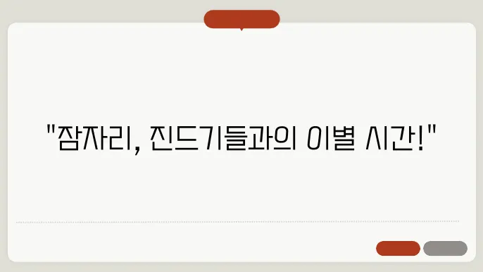 침대 진드기 제거하는 방법