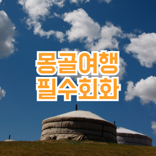 몽골여행 필수 회화 간단표현! (+한글발음)