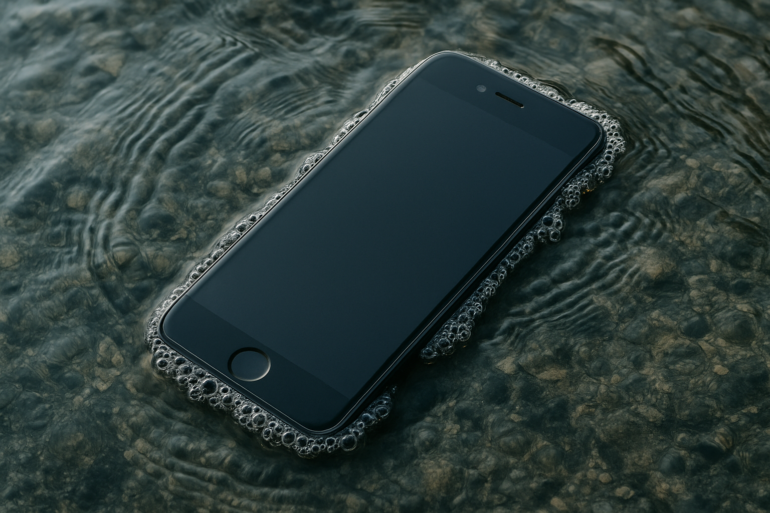 바닷물 vs 수돗물, 스마트폰 빠졌을 때 차이점