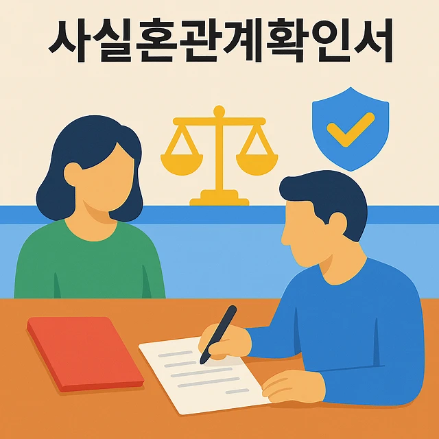사실혼관계확인서