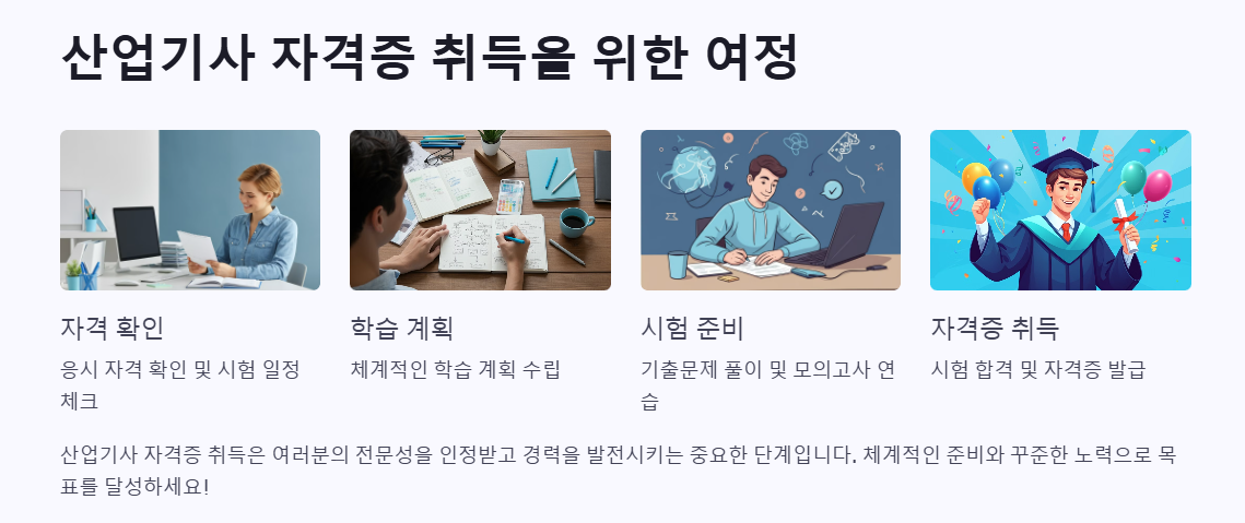 산업기사 자격증 준비과정