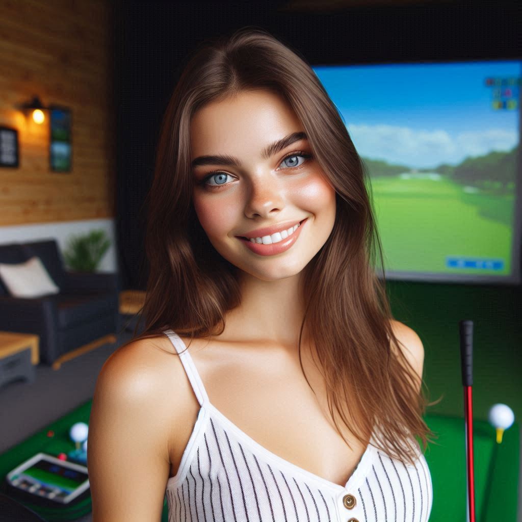 스크린골프장 배경