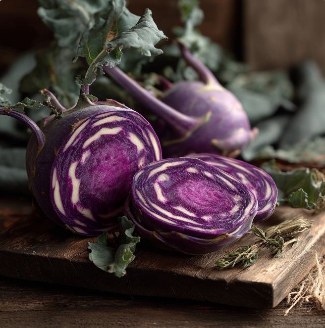 콜라비 단면 이미지