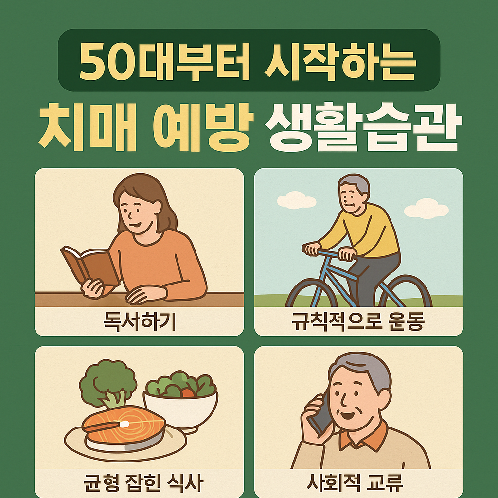 50대부터 시작하는 치매 예방 생활습관