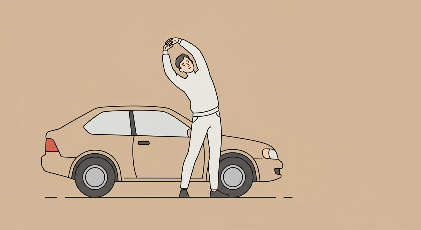 스트레칭으로 피로를 풀자