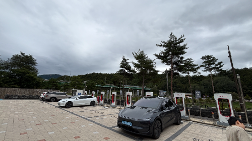 청령포,영월관광센터,테슬라충전