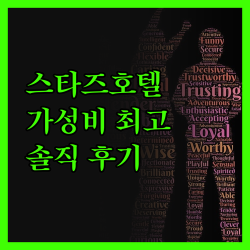 스타즈호텔프리미어, 솔직 후기! 가성