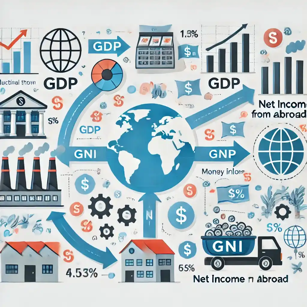 GNI 개념과 실질&middot;명목 GDP&amp;#44; GDI&amp;#44; GNI 차이
