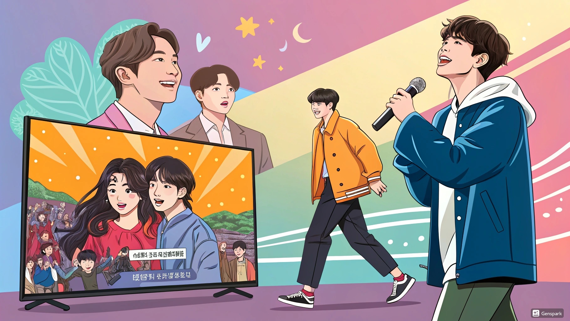 웹소설과 웹툰이 해외 시장 관련 이미지