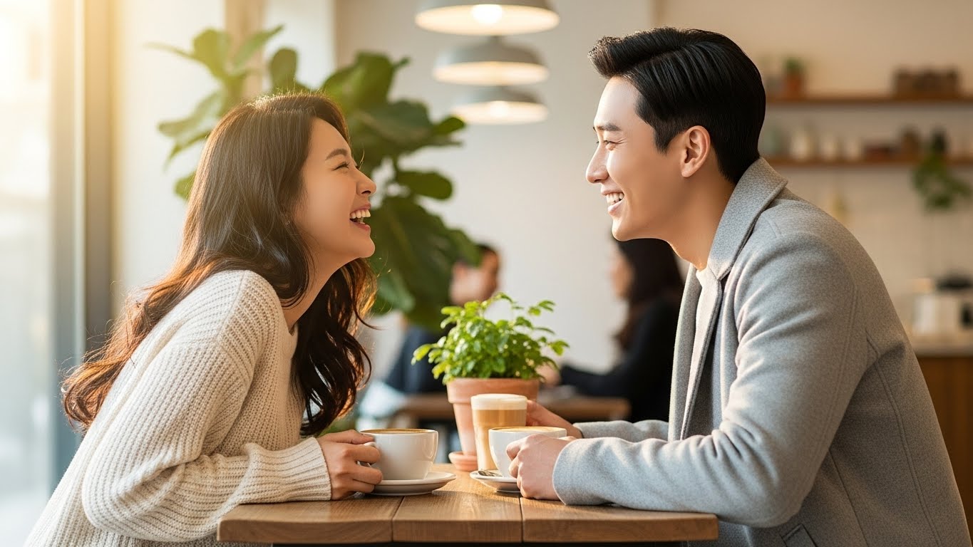 감정을 잘 조절하고 서로를 배려하는 대화를 통해 소중한 인연과 즐거운 시간을 보내는 모습