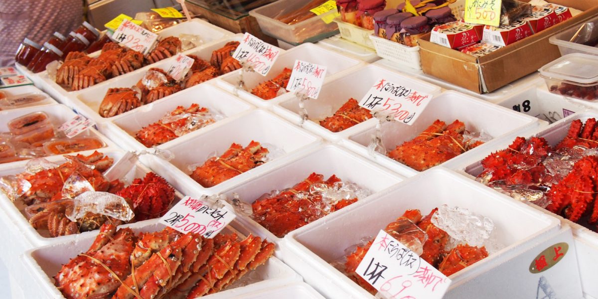 니조 시장 해산물 관련 사진