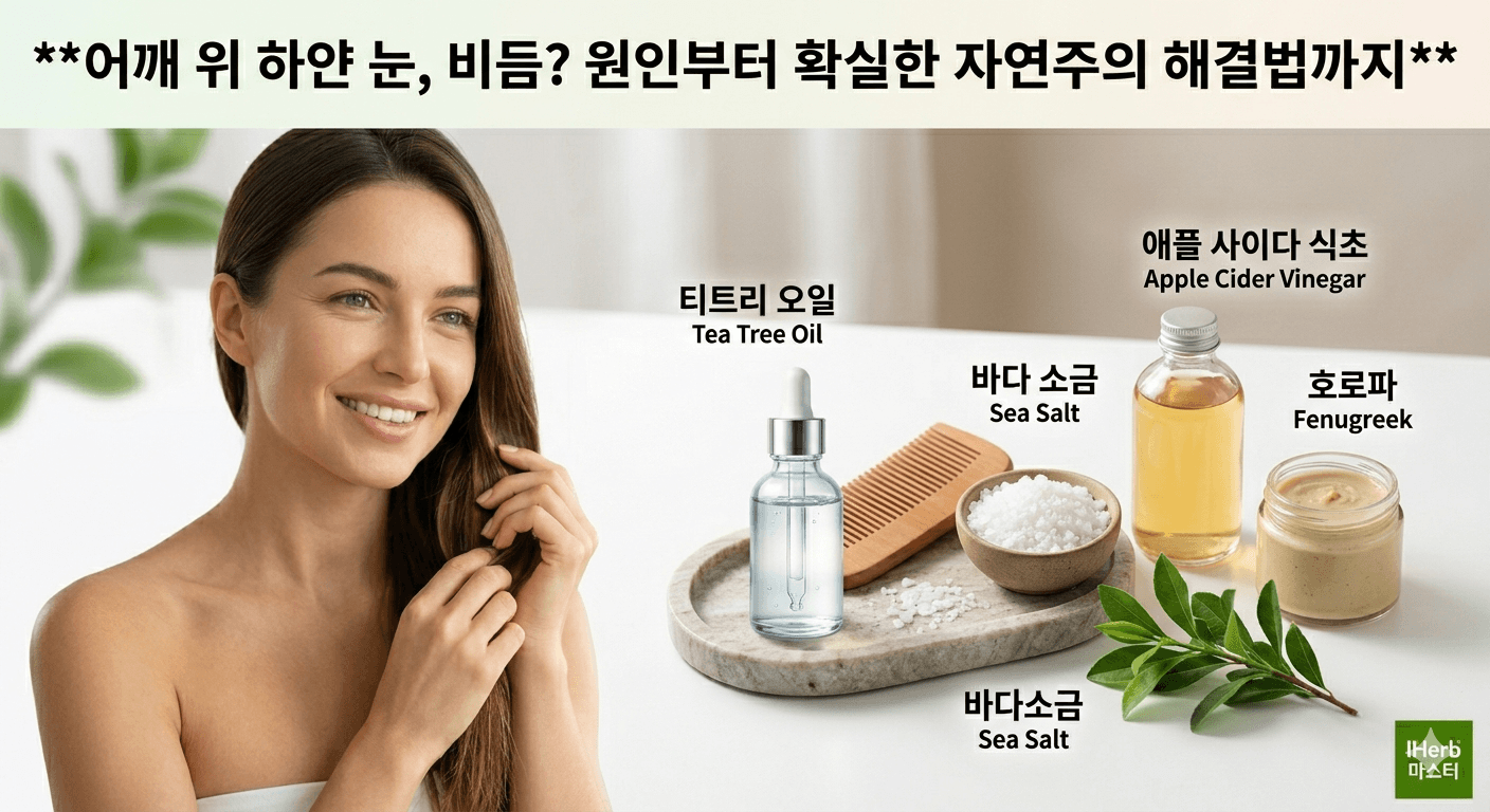 비듬 원인부터 확실한 자연주의 해결법까지