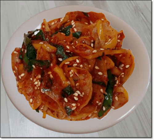 참외장아찌 무침