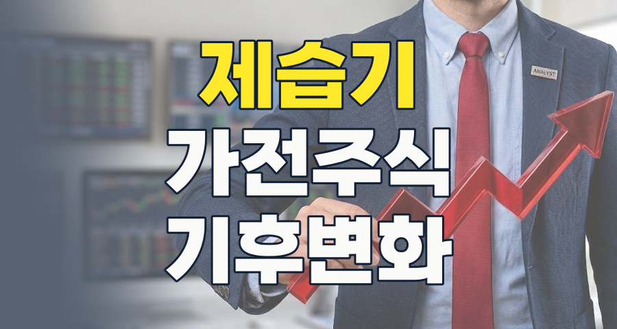 2026년, 습한 기후 속 '제습기 테마' 투자 기회와 핵심 종목 분석!