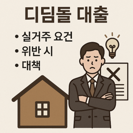 디딤돌 대출 실거주 요건, 위반 ,대책)