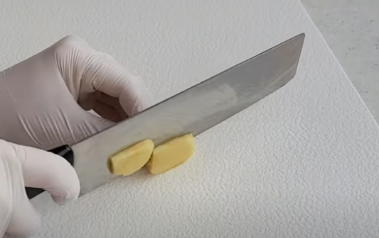 생강 1톨 편썰기