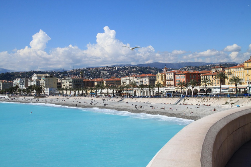 코트다쥐르의 해변