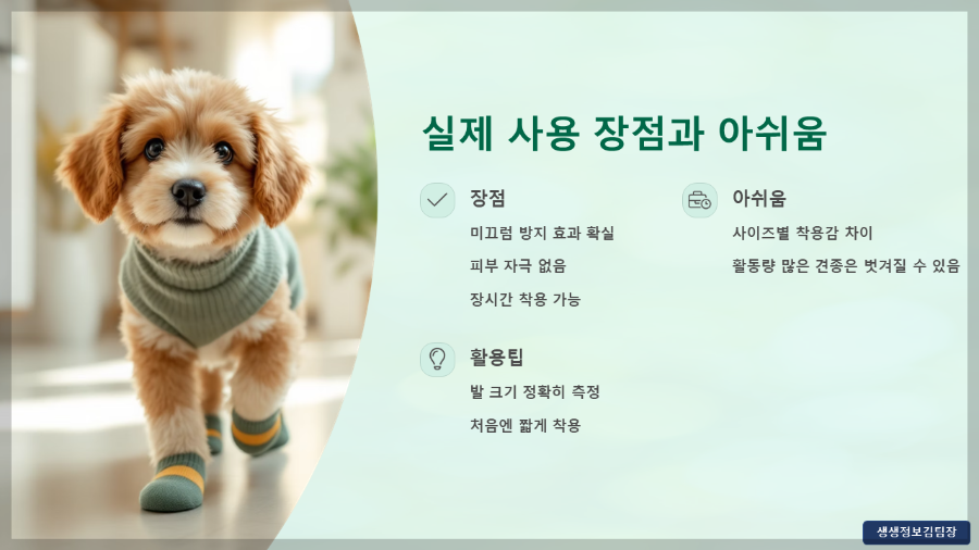 강아지 미끄럼방지 양말