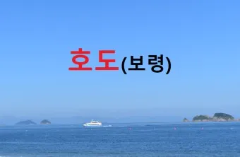 대천 호도 배편 배시간표 예매 요금 예약_26