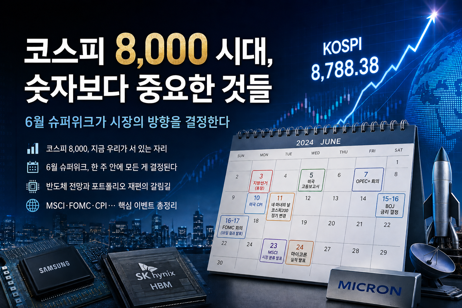 코스피 8000시대, 6월 시장의 방향