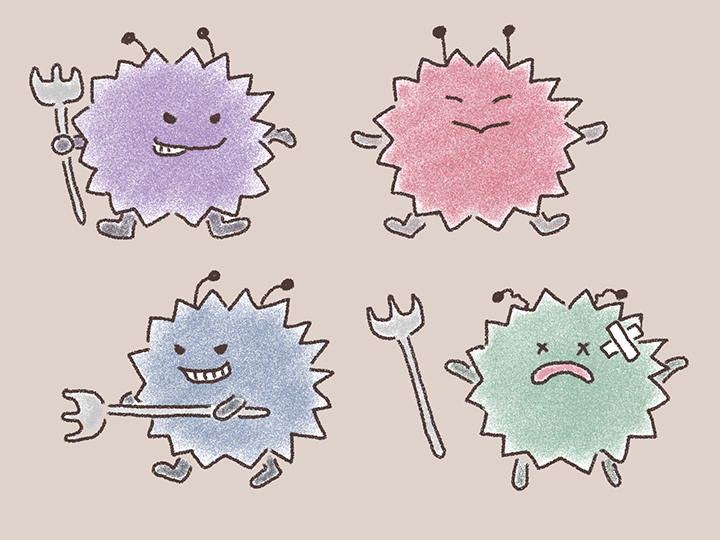 혈액에-침투한-세균